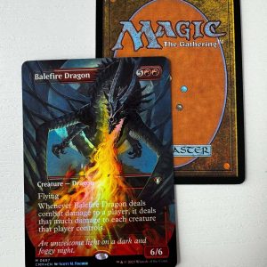 Balefire Dragon Commander Masters Borderless Foil