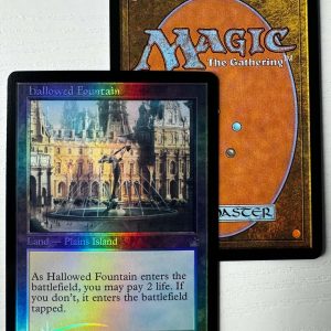 Hallowed Fountain Retro Frame Foil