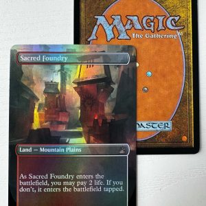 Sacred Foundry Ravnica Remastered Borderless Foil