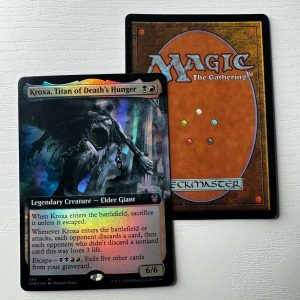 Kroxa, Titan of Death’s Hunger Extended Art Foil