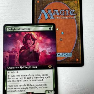 Delighted Halfling Extended Art