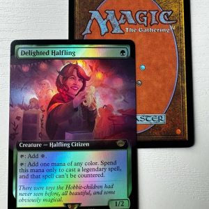 Delighted Halfling Extended Art Foil