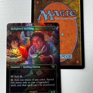 Delighted Halfling Alrernate Art Foil