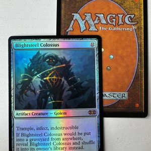 Blightsteel Colossus Double Masters Foil