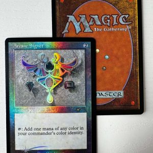 Arcane Signet Retro Frame Secret Lair Foil