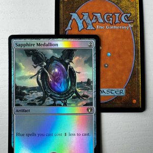 Sapphire Medallion Commander Masters Foil