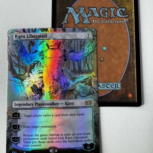 Karn Liberated Double Masters Box Topper Foil