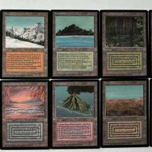 German Dual Lands Lot of 10 Black Border