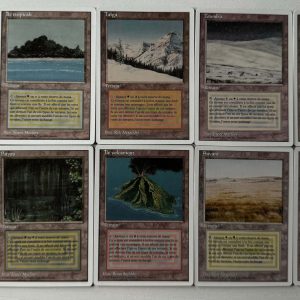 French Dual Lands Lot of 10 White Border