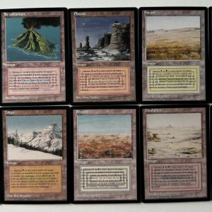 French Dual Lands Lot of 10 Black Border