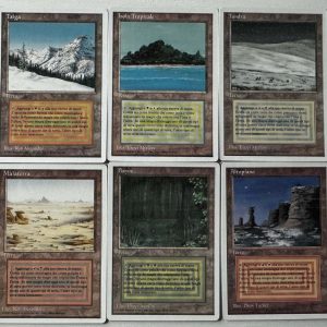 Italian Dual Lands Lot of 10 White Border