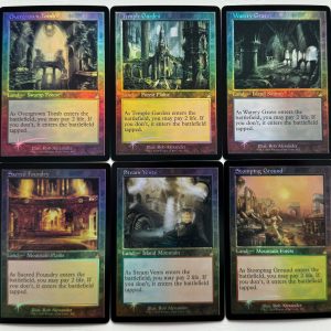 Bundle 41 Foil Ravnica Remastered Retro Frame Shock Lands Lot of 10