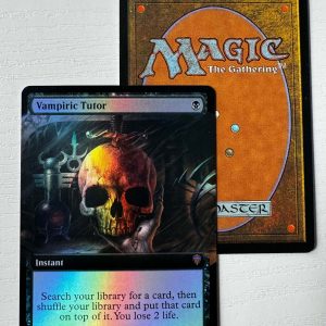 Vampiric Tutor Commander Legends Extended Art Foil