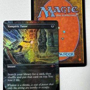 Vampiric Tutor Dominaria Remastered Extended Art Foil