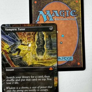 Vampiric Tutor Dominaria Remastered Extended Art