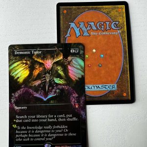 Demonic Tutor Commander Masters Full Art Foil