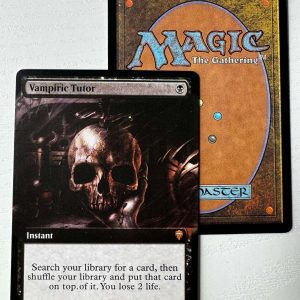 Vampiric Tutor Commander Legends Extended Art