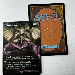 Demonic Tutor Commander Masters Full Art