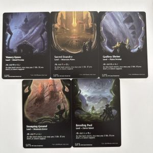 Bundle X Set of 5 Shock Land Edge of Eternities Bundle (No Holo)