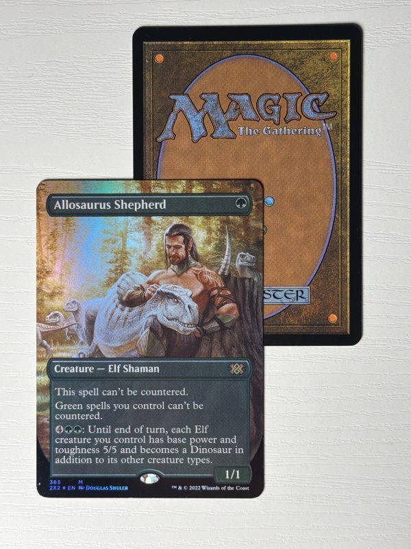 Allosaurus Shepherd Double Masters 2022 Borderless Foil TL01