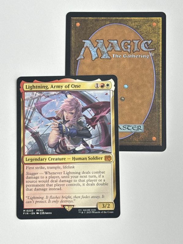 Lightning, Army of One TL28