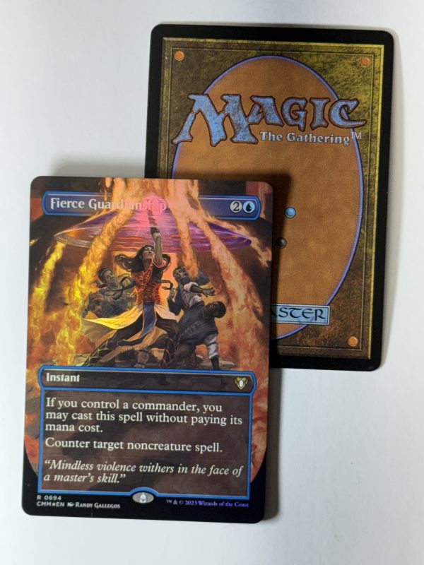 Fierce Guardianship Commander Masters Borderless Foil BX29