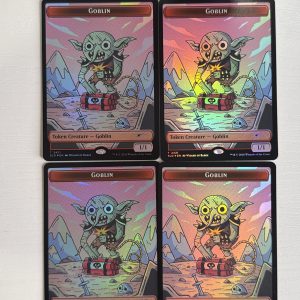 Compendium 33 Goblin Storm Tokens Secret Lair Foil Lot of 4