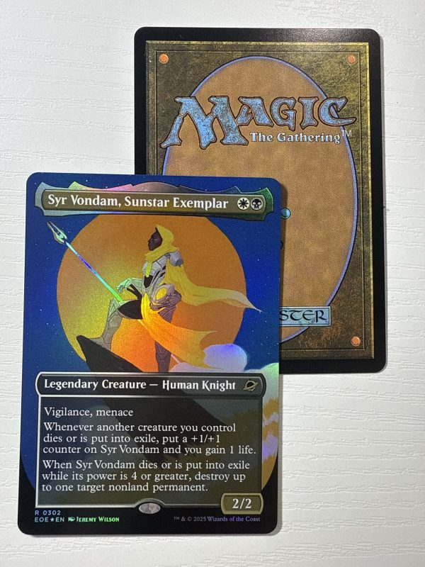 Syr Vondam, Sunstar Exemplar Foil BX19
