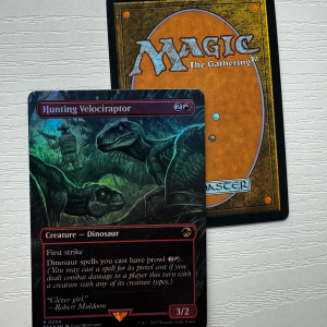 Hunting Velociraptor Foil