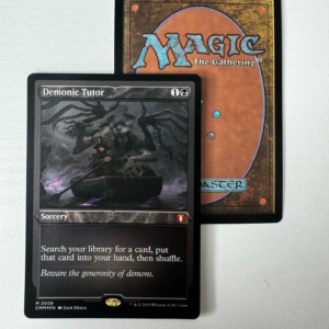 Demonic Tutor Foil Etched Style