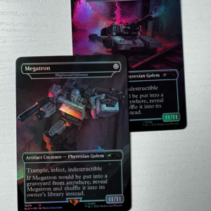 Megatron Blightsteel Colossus Double-Sided Foil