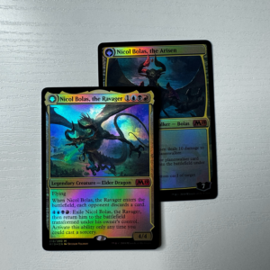 Nicol Bolas, The Ravager Double-Sided Foil