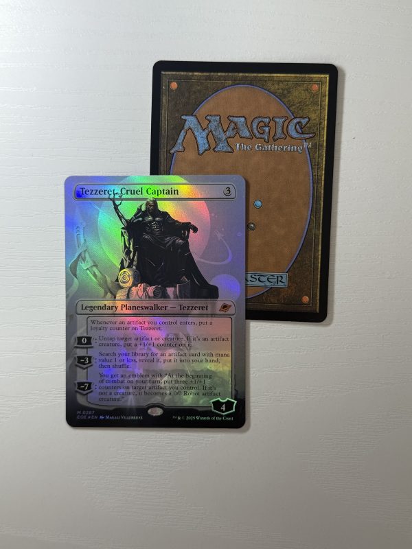 Tezzeret, Cruel Captain Borderless Foil BX08