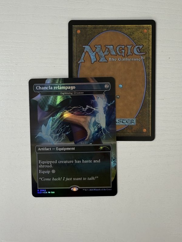 Chancla relampago Lightning Greaves Secret Lair Foil BX08