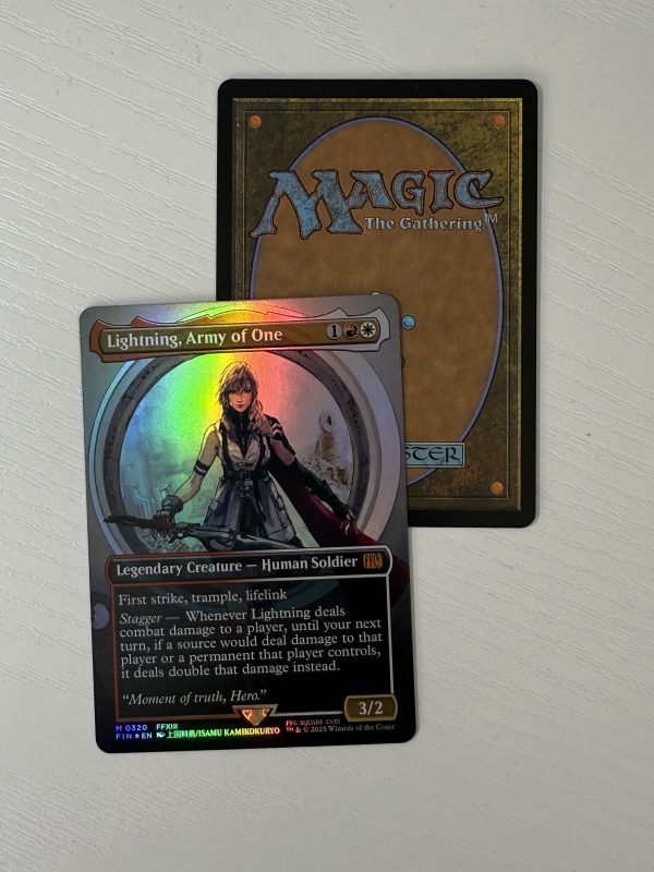 Lightning, Army of One Borderless Foil BX08