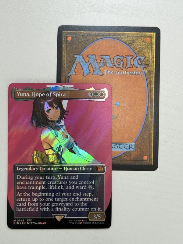 Yuna, Hope of Spira Borderless Surge Foil BX09