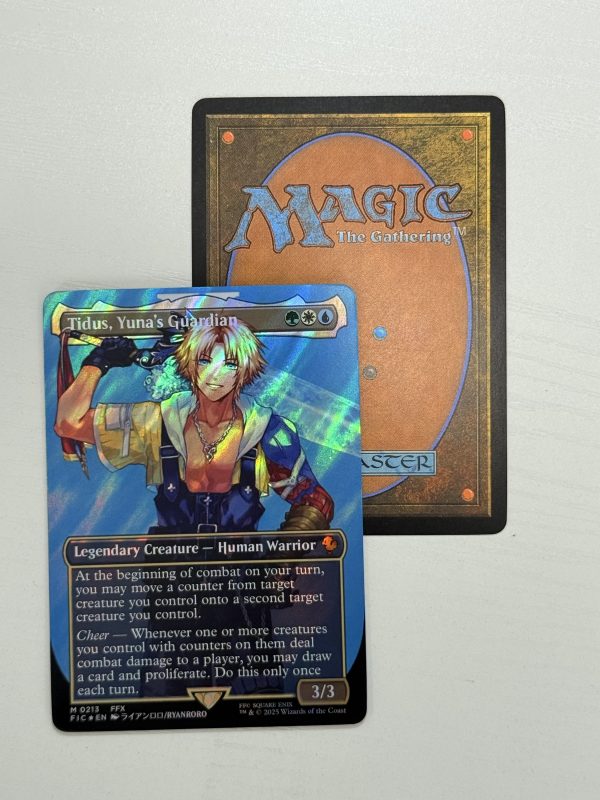 Tidus, Yuna’s Guardian Borderless Surge Foil BX09