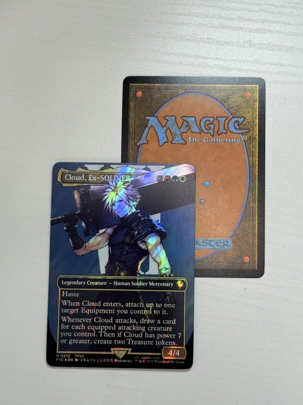 Cloud, Ex-SOLDIER Borderless Surge Foil BX09