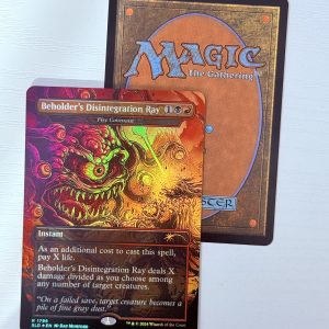 Beholder’s Disintegration Ray Fire Covenant Secret Lair Foil BX08