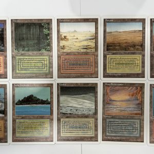 Bundle WB Italian White Border Dual Land Lot of 10