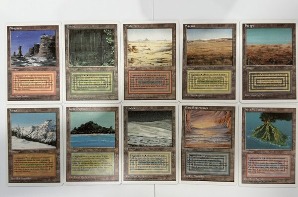 Bundle WB Italian White Border Dual Land Lot of 10