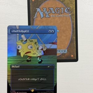 Counterspell Sponge Bob Secret Lair Foil TL16