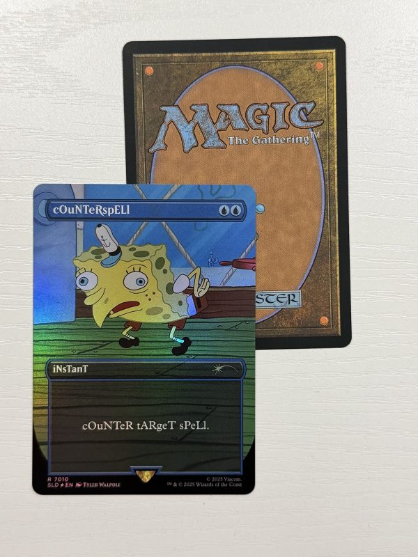 Counterspell Sponge Bob Secret Lair Foil TL16
