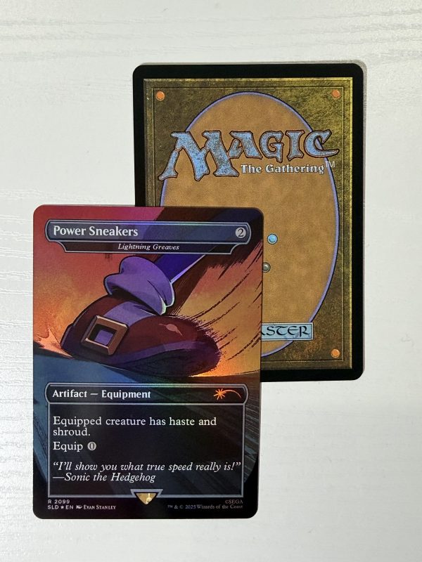 Power Sneakers Lightning Greaves Secret Lair Foil TL31