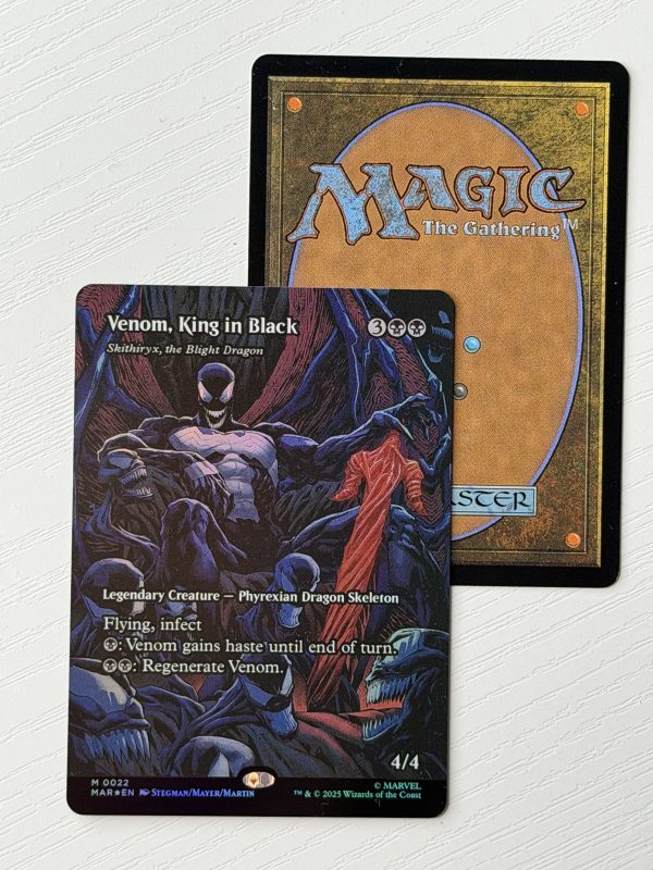 Venom, King in Black Skithryx,the Blight Dragon Foil TL32
