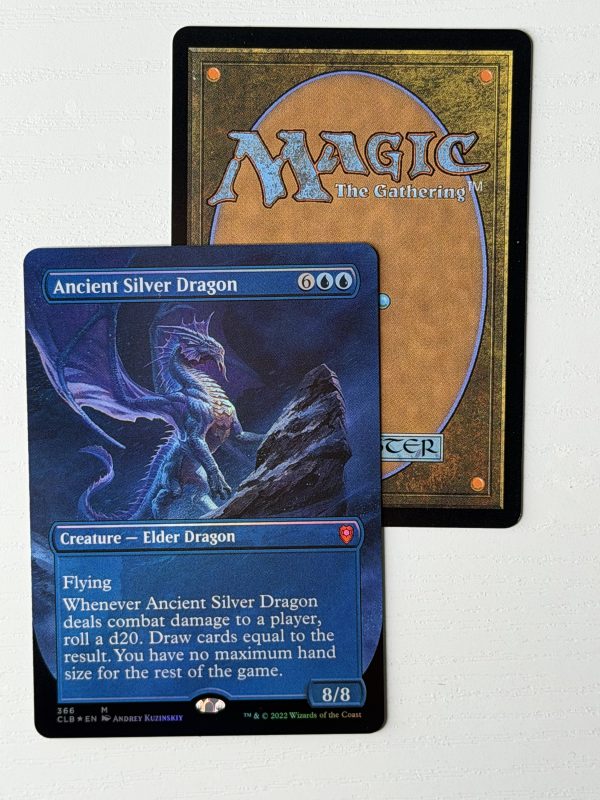 Ancient Silver Dragon Borderless Foil TL33