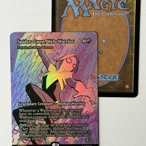 Spider-Gwen, Web-Warrior Najeela, the Blade Blossom Marvel Foil TL32