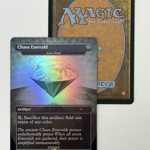 Chaos Emerald White Sonic Secret Lair Lotus Petal 7037 Foil TL31