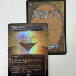 Chaos Emerald Yellow Sonic Secret Lair Lotus Petal 7035 Foil TL31