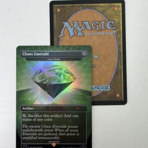 Chaos Emerald Green Sonic Secret Lair Lotus Petal 7031 Foil TL31